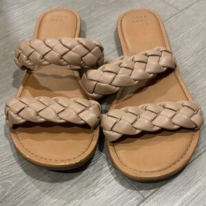 Braided Tan Sandals